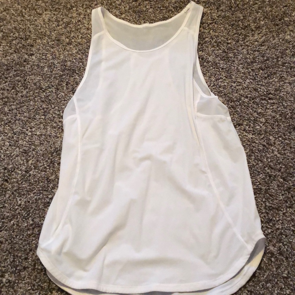 white lulu lemon tank